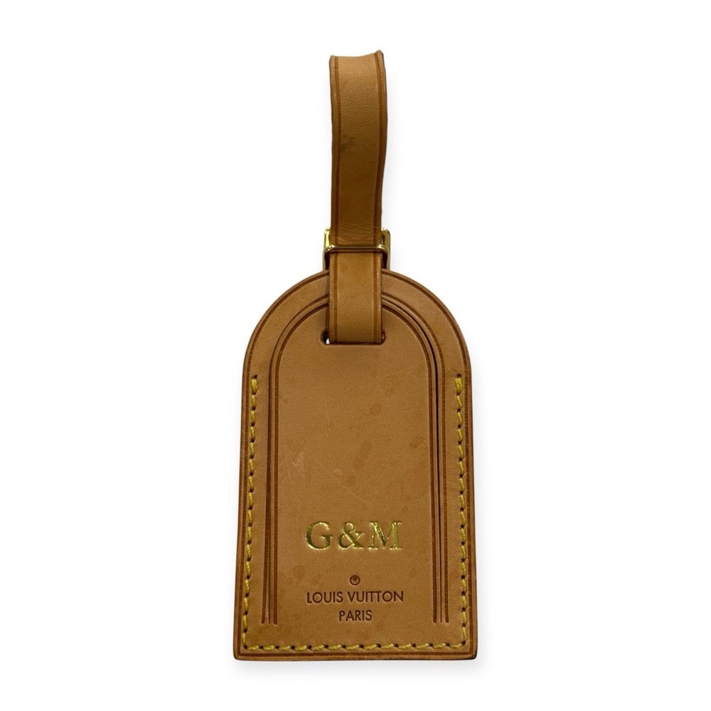 Louis Vuitton Luggage Tag with Initials (G&M)